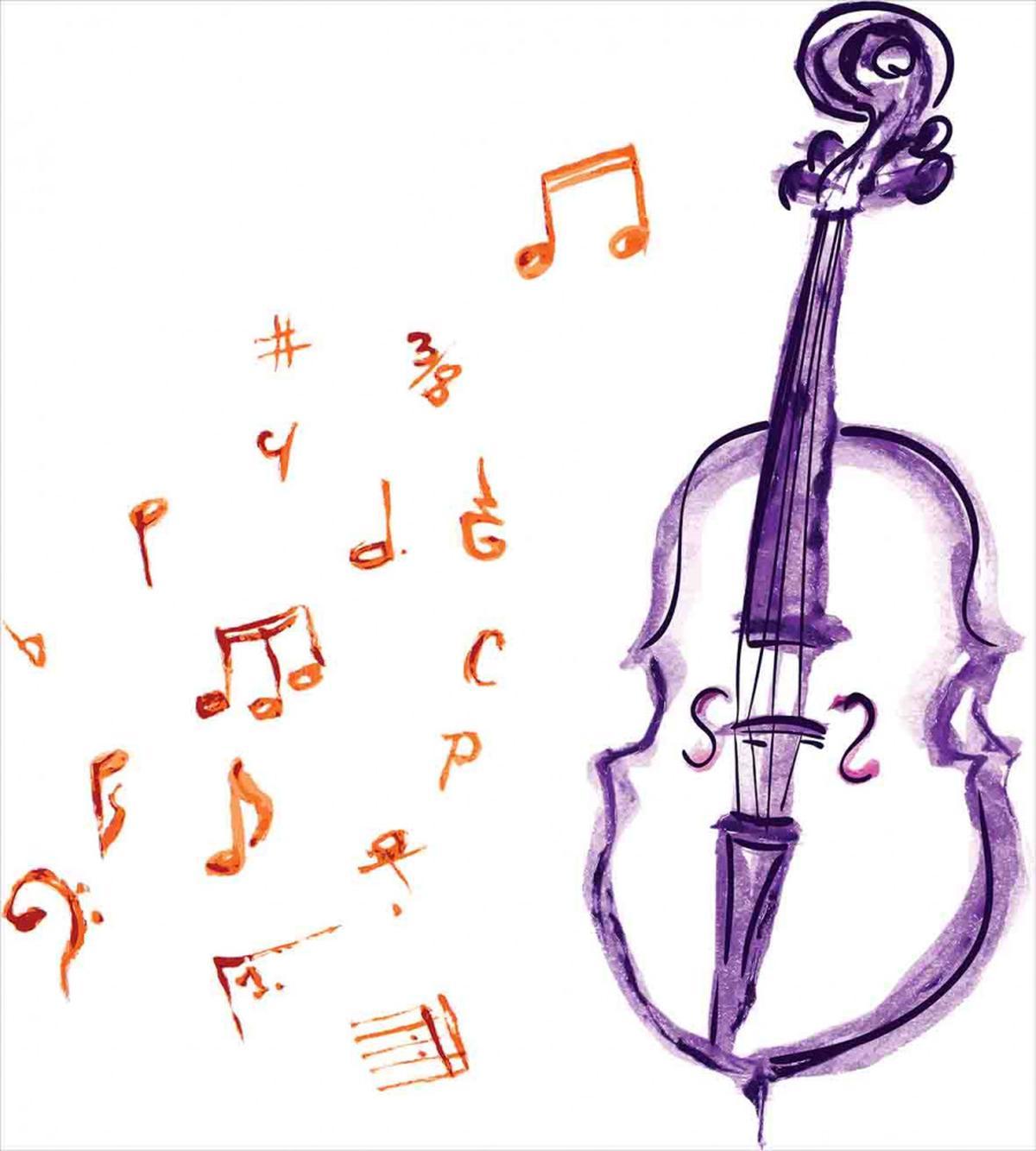 Musical Note Black Theme — Pattern