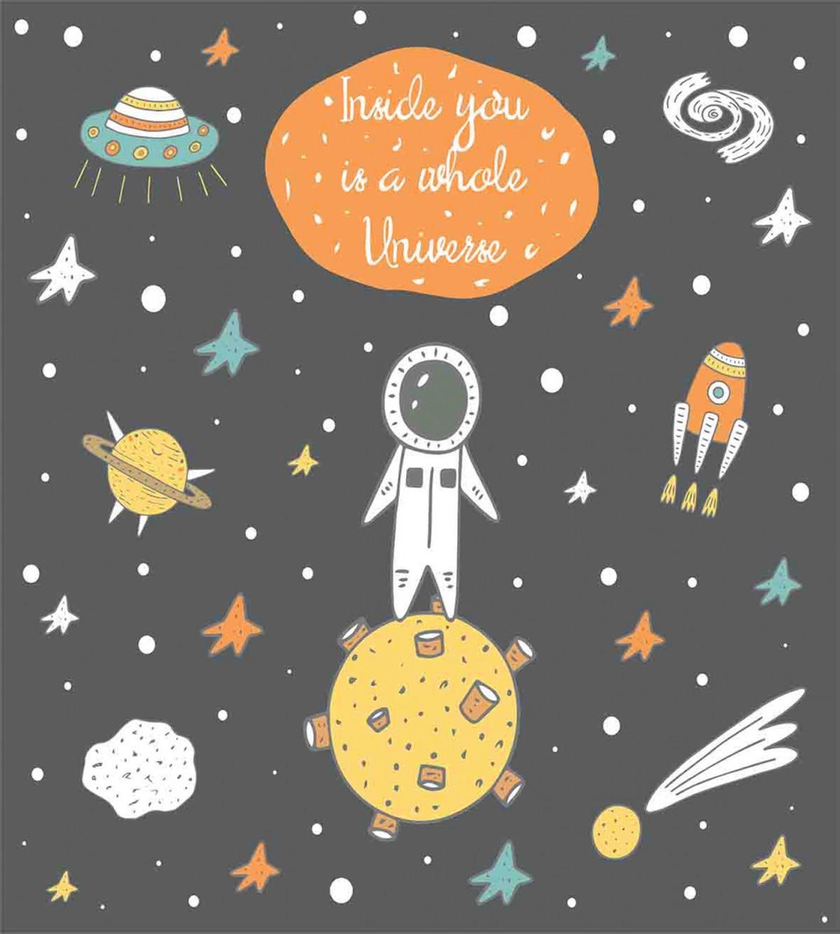 Doodle Astronaut — Pattern