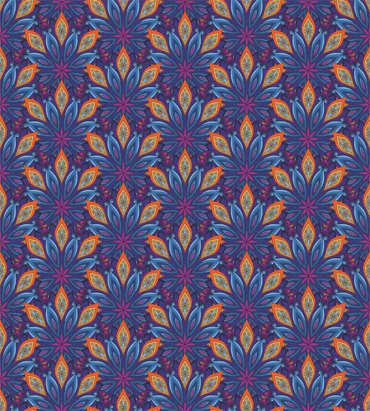 Vibrant Floral Ornate — Pattern