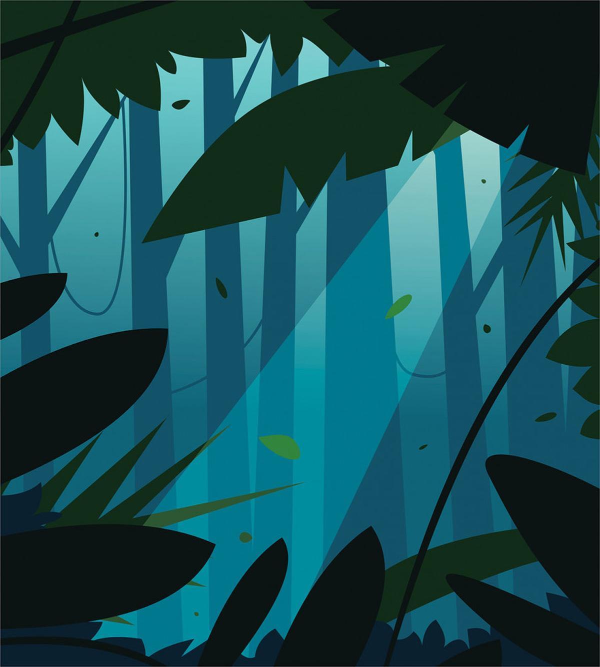 Lush Forest Leaves — Pattern