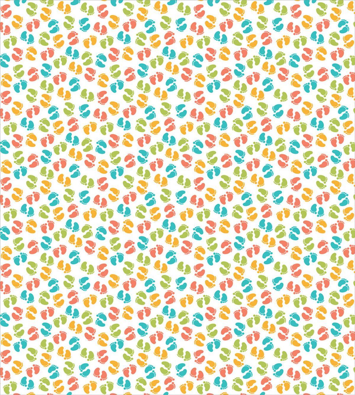Newborn Footprints Birth — Pattern