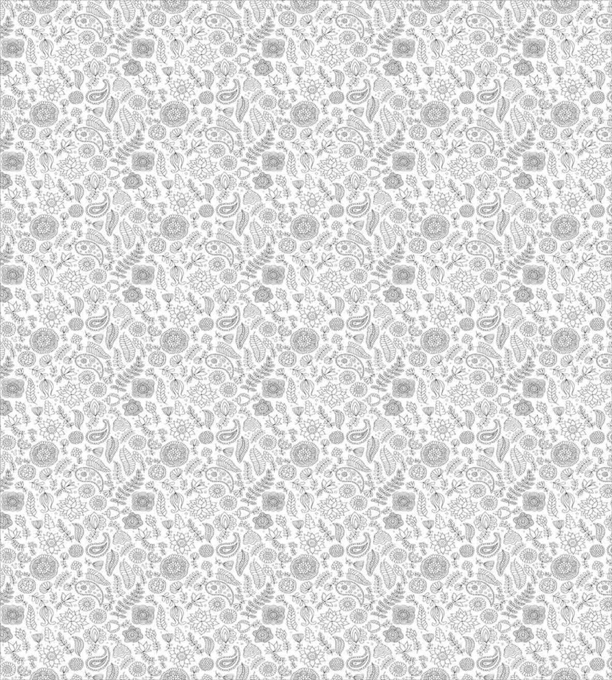 Flowers Paisleys — Pattern