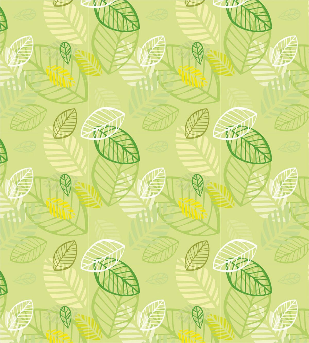 Repeated Leaf Design Art — Pattern