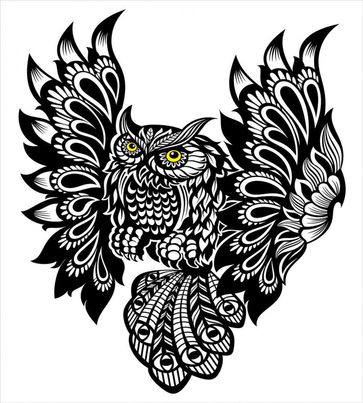 Ornamental Bird — Pattern