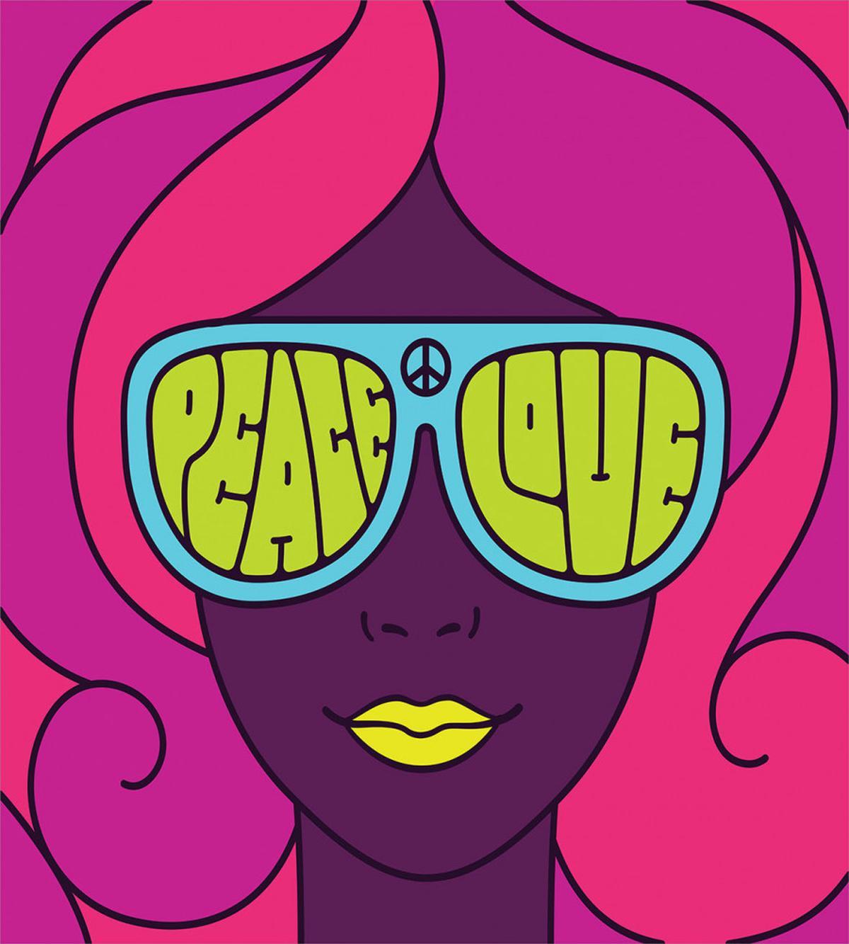 Peace and Love Groovy Girl — Pattern