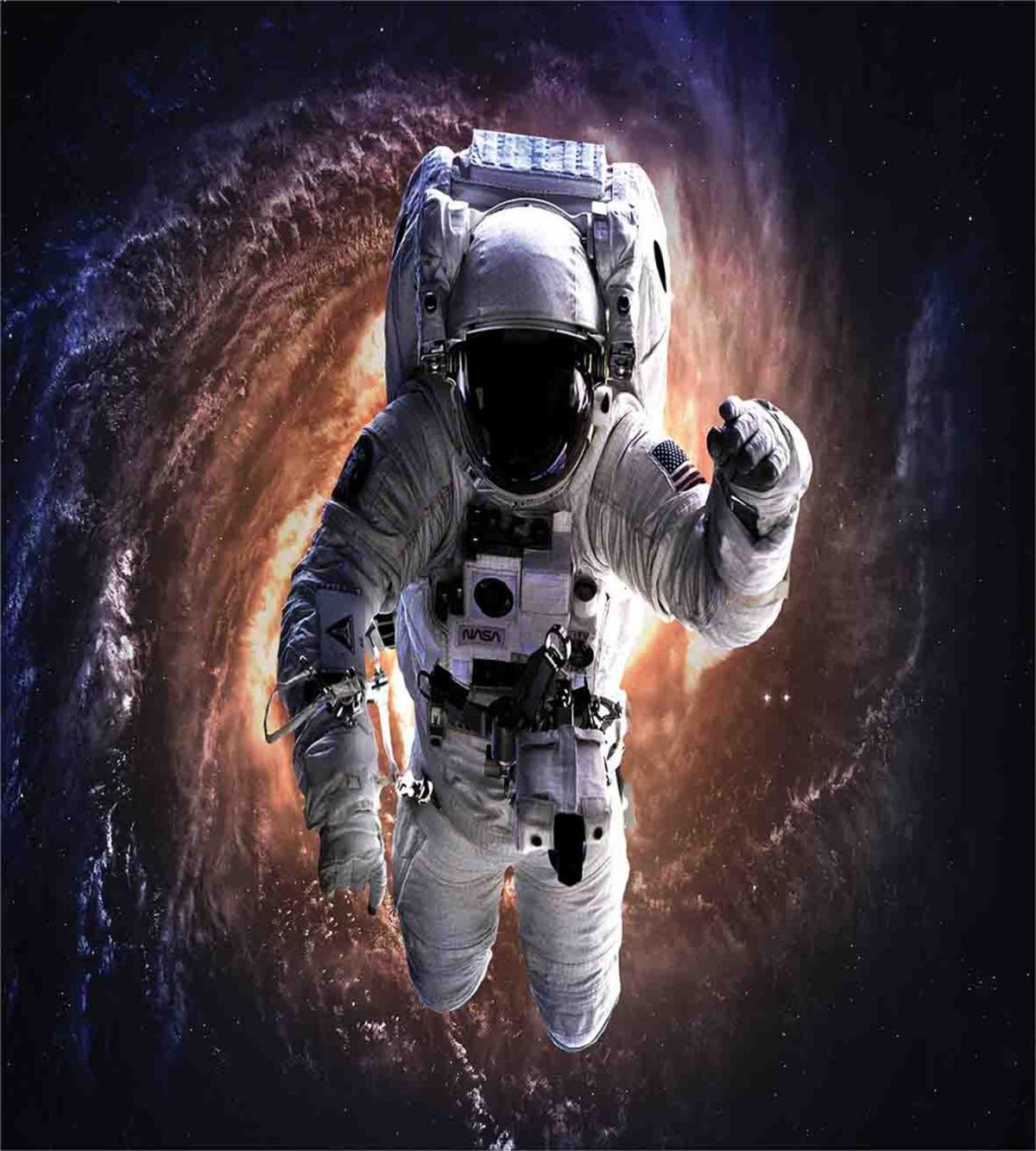 Astronaut in Outer Space — Pattern