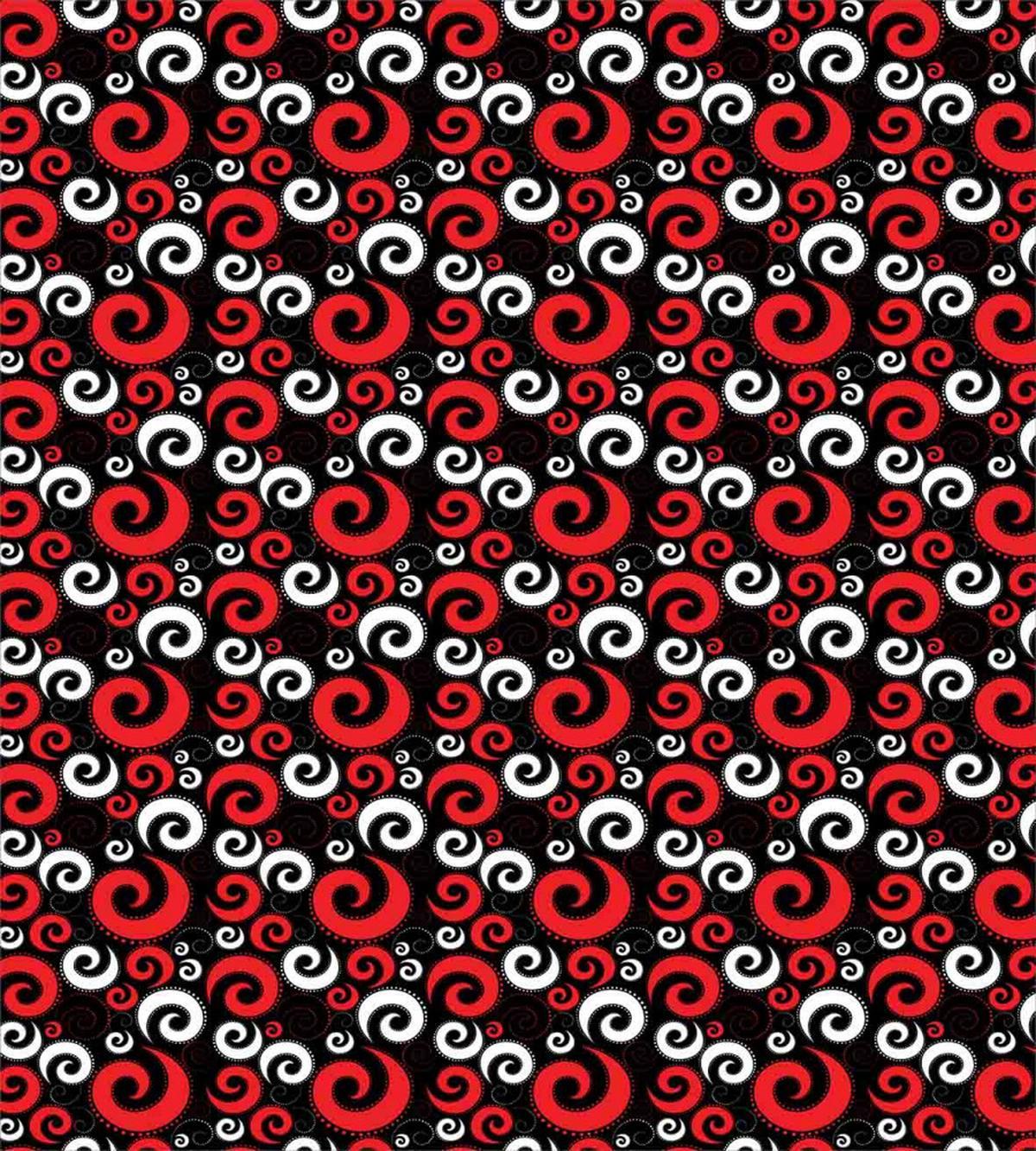 Spirals and Dots — Pattern
