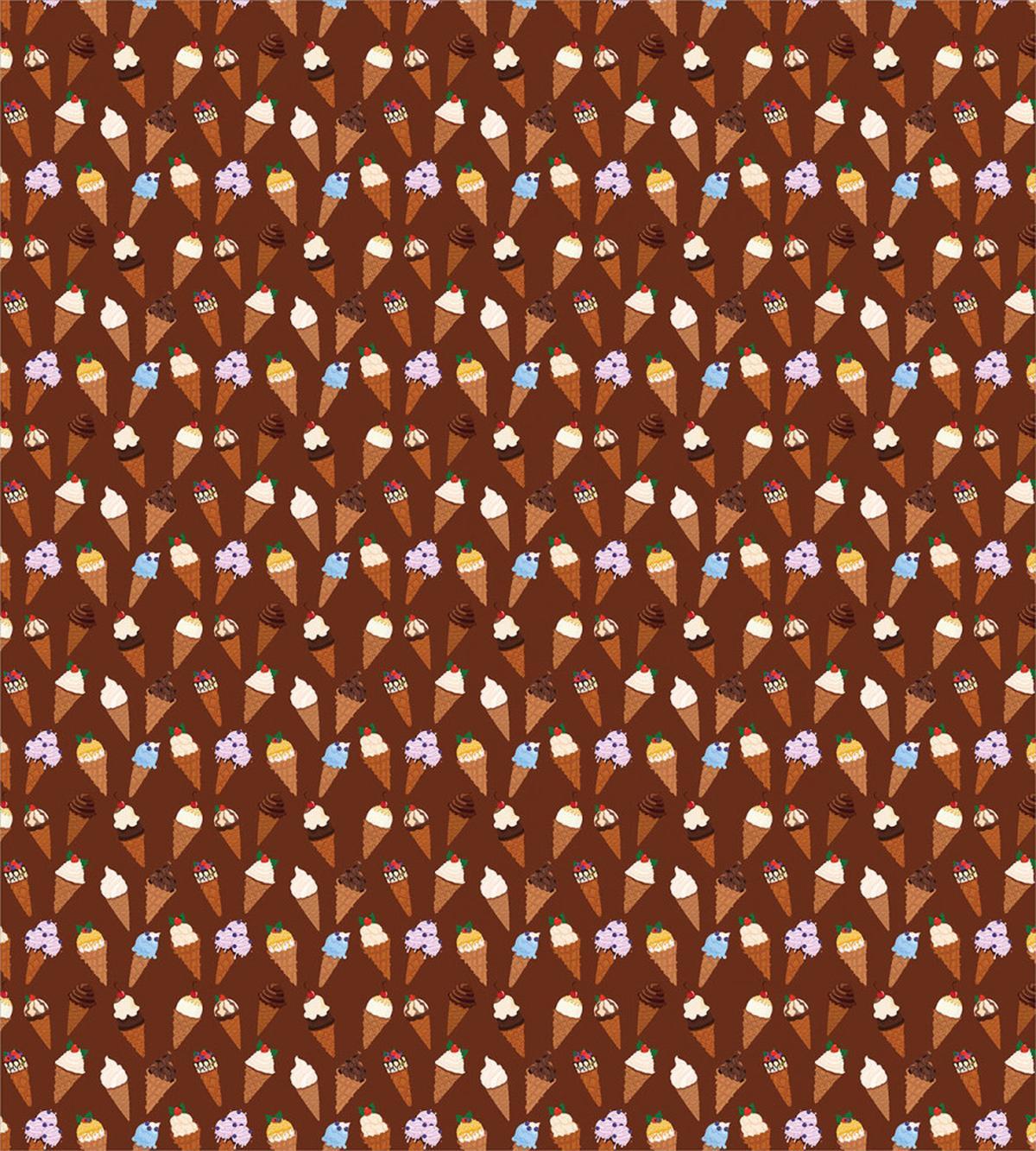 Delicious Scoops on Cones — Pattern