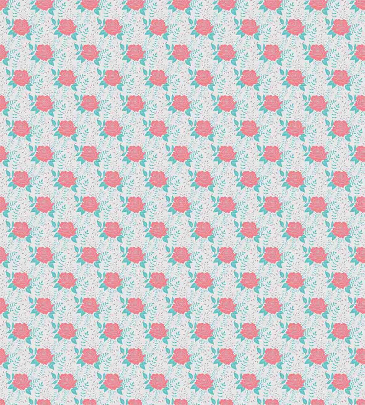 Vintage Flowers with Leaves — Pattern