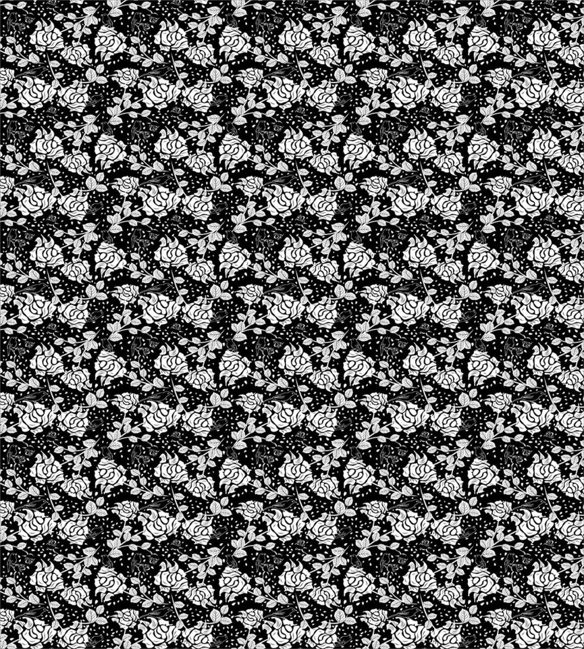 Rose Blossoms and Birds — Pattern