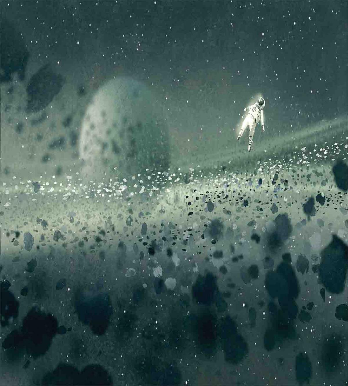 Moon Astronaut — Pattern