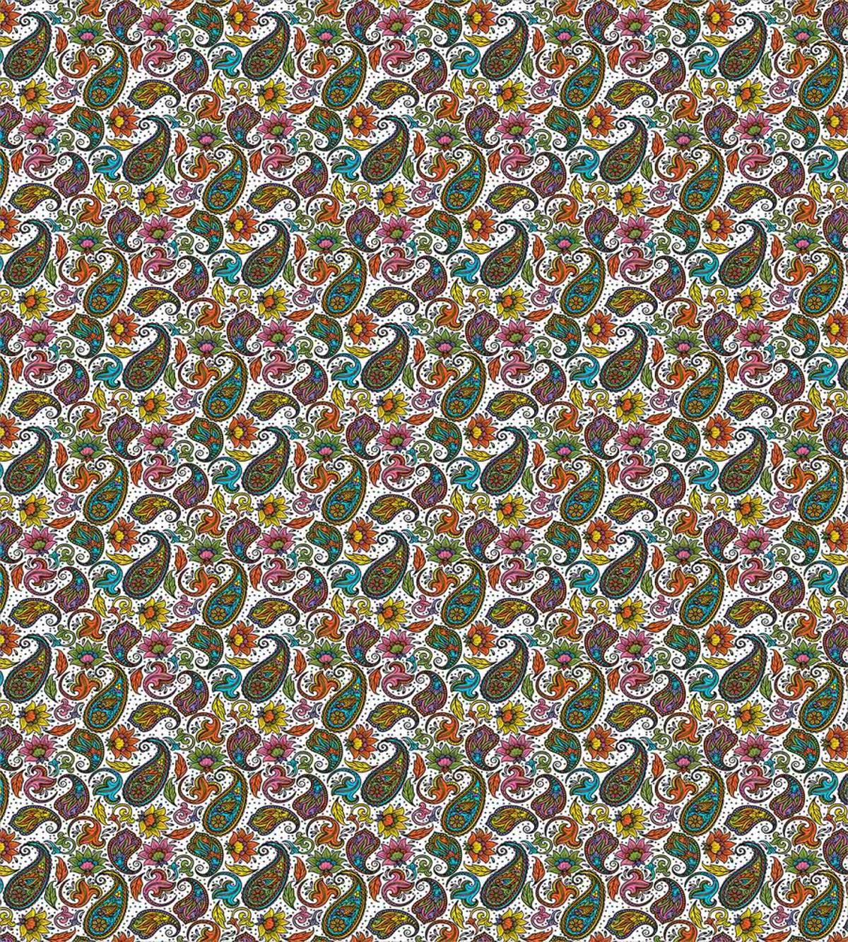 Retro Paisley Colorful — Pattern