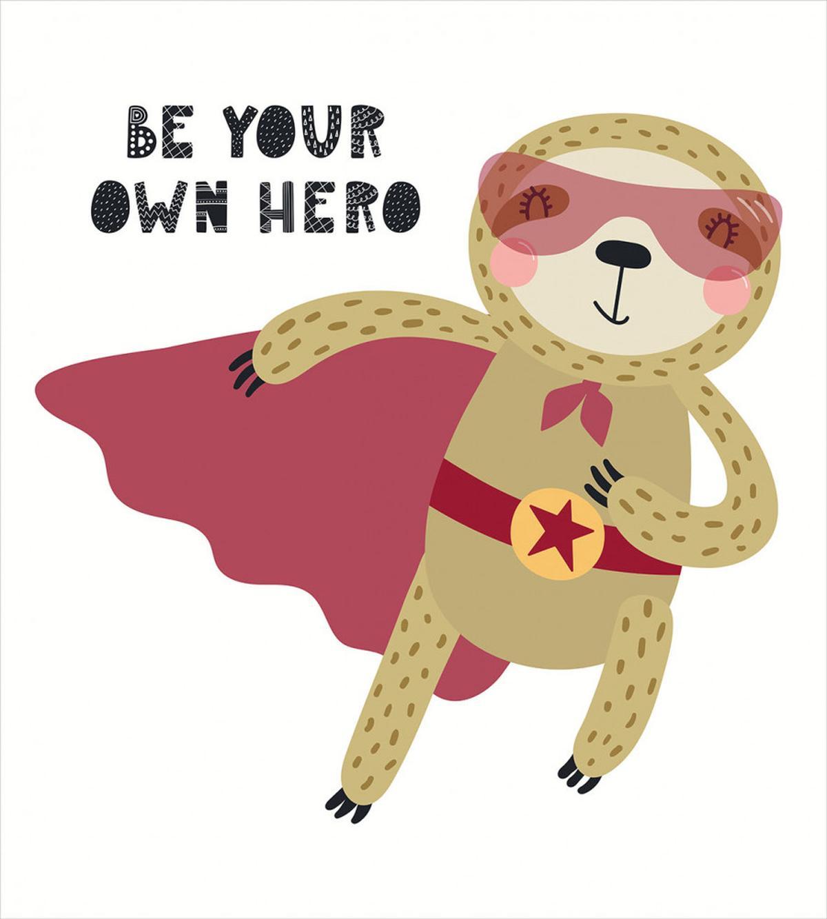 Be Your Own Hero Motto — Pattern