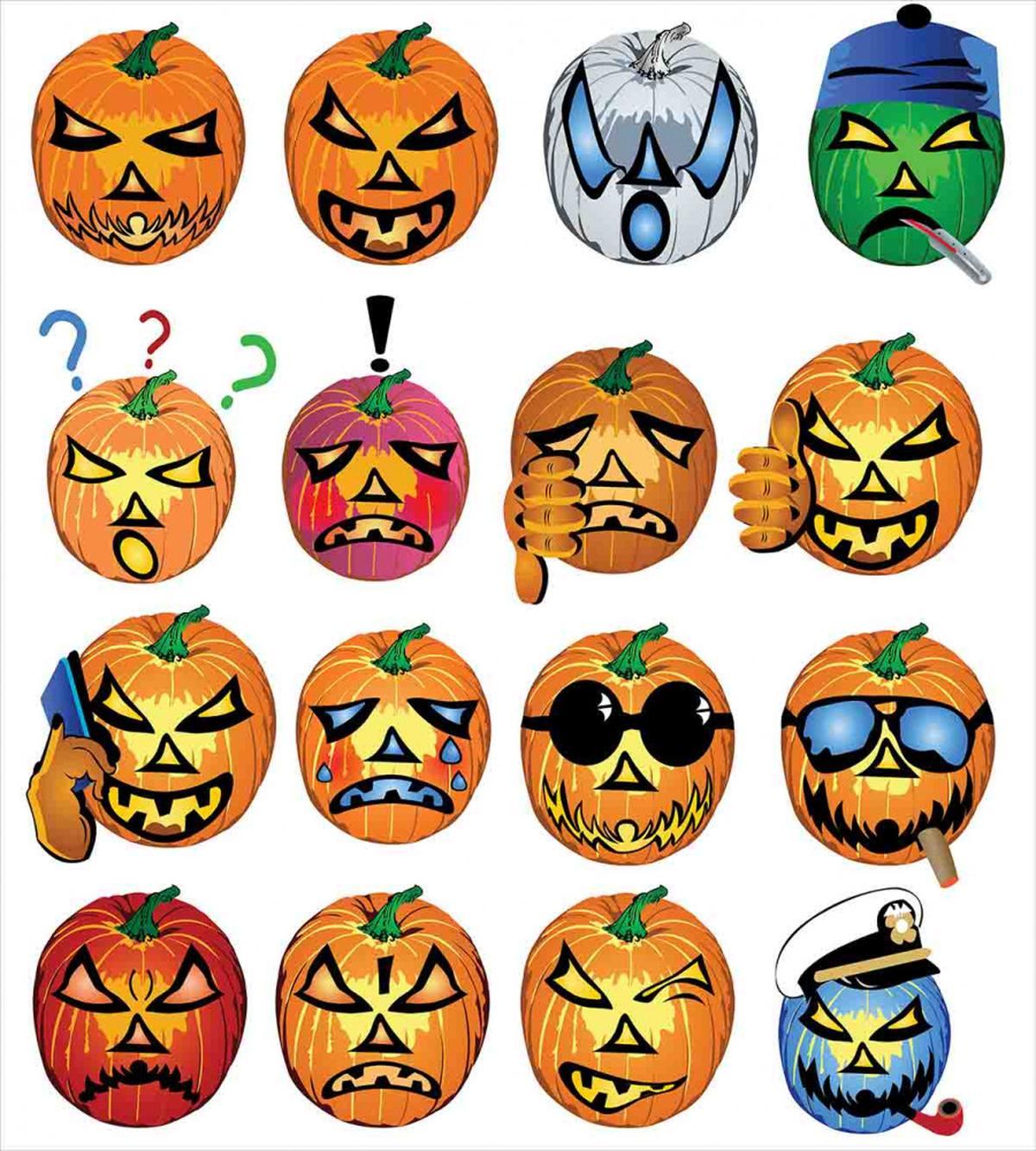 Pumpkin Emoji — Pattern