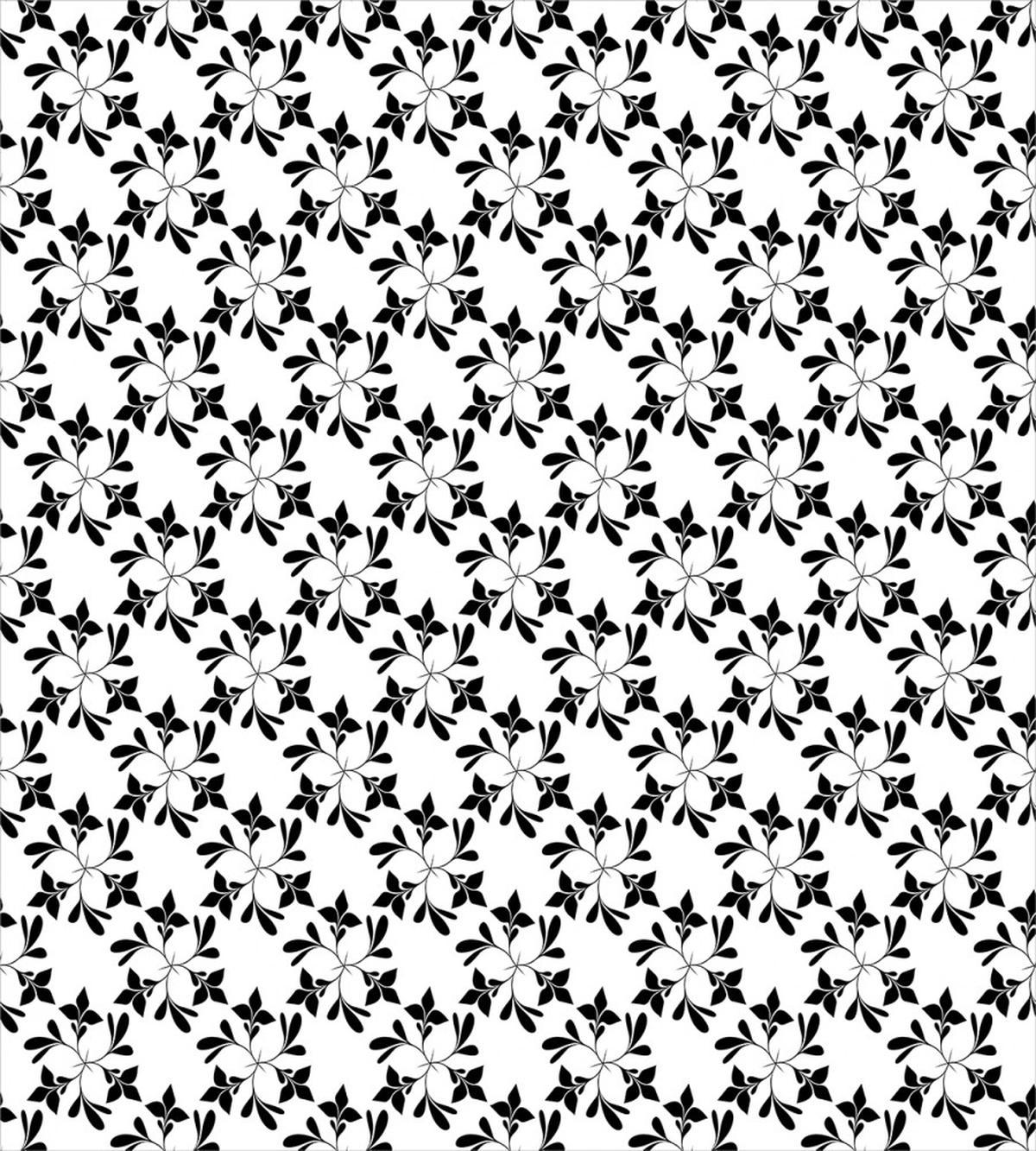 Monochrome Leaf Pattern — Pattern