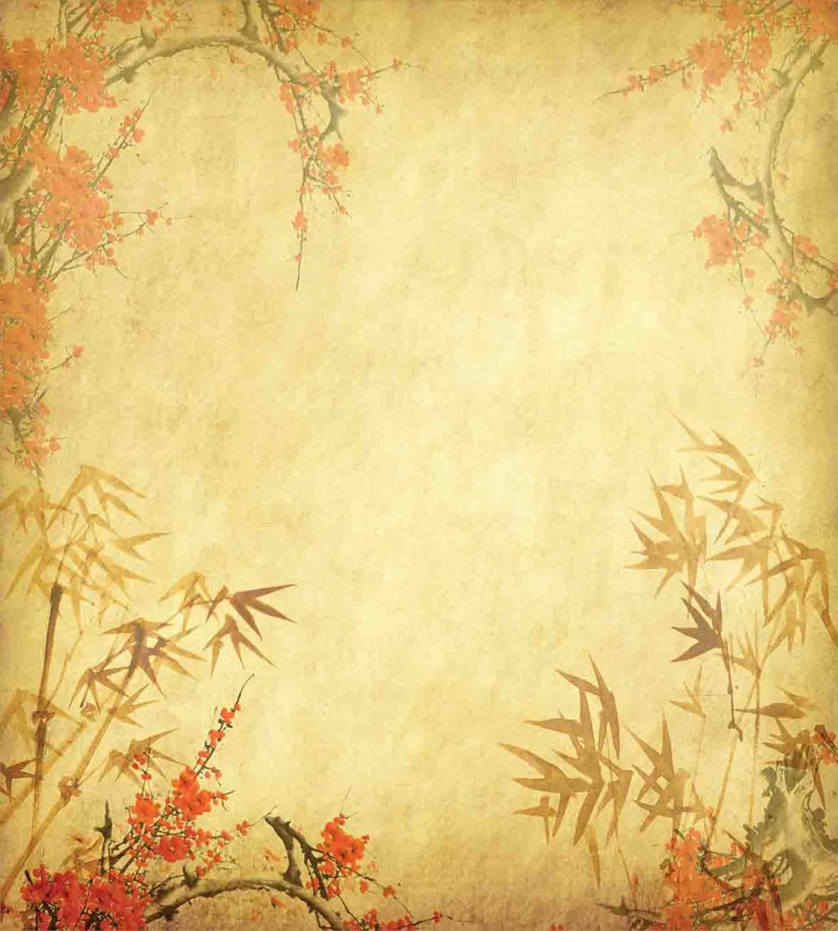 Bamboo Stems and Blooms — Pattern