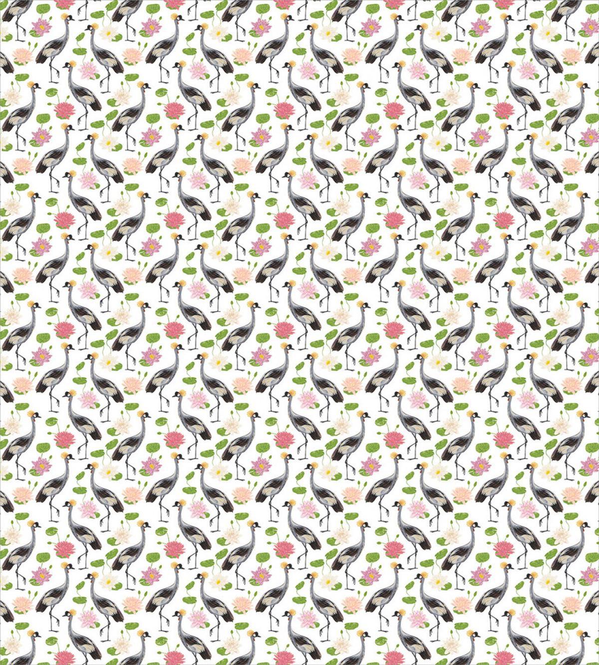 Oriental Bird Motif — Pattern