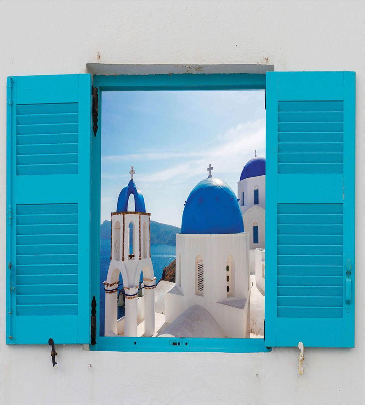 Greece Oia Building — Pattern