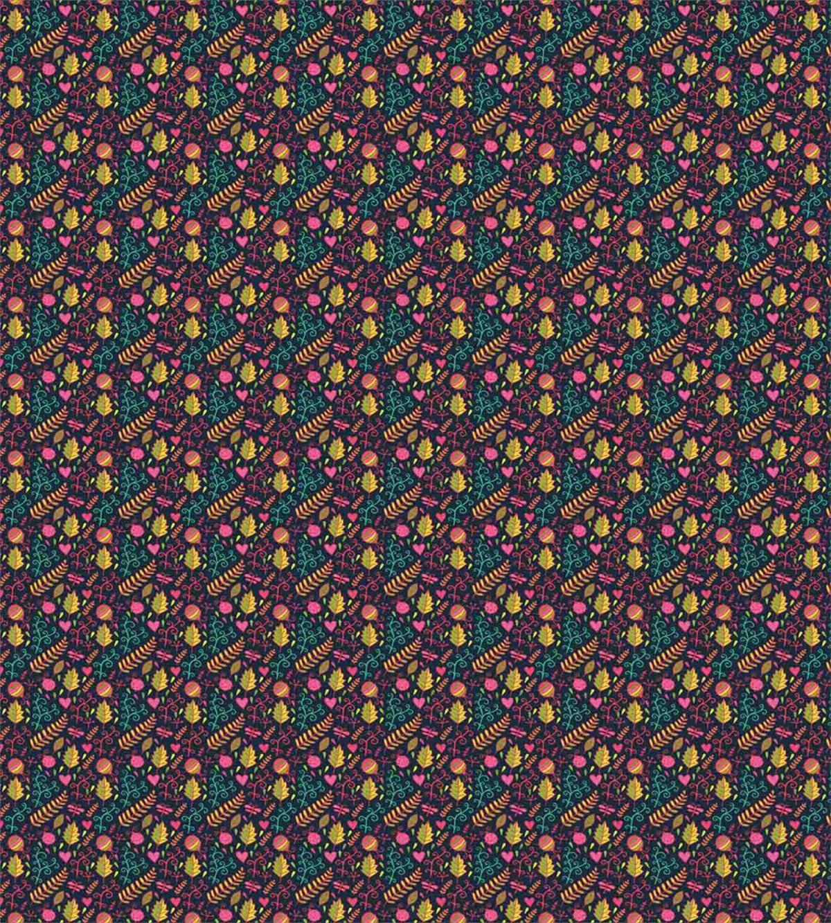 Summer Foliage Hearts — Pattern