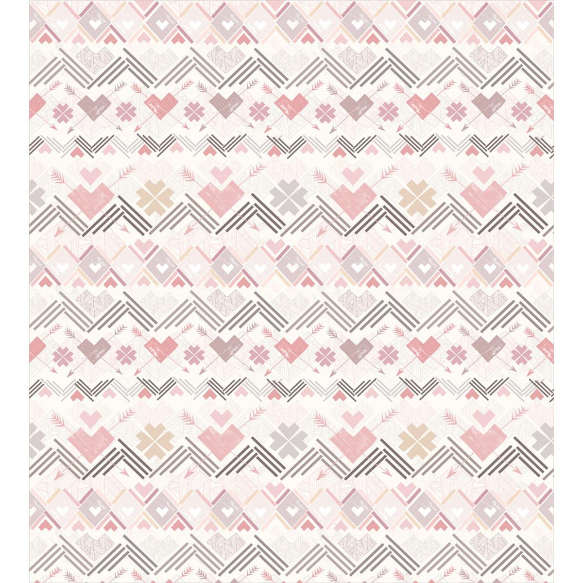 Aztec Hearts Geometric — Pattern