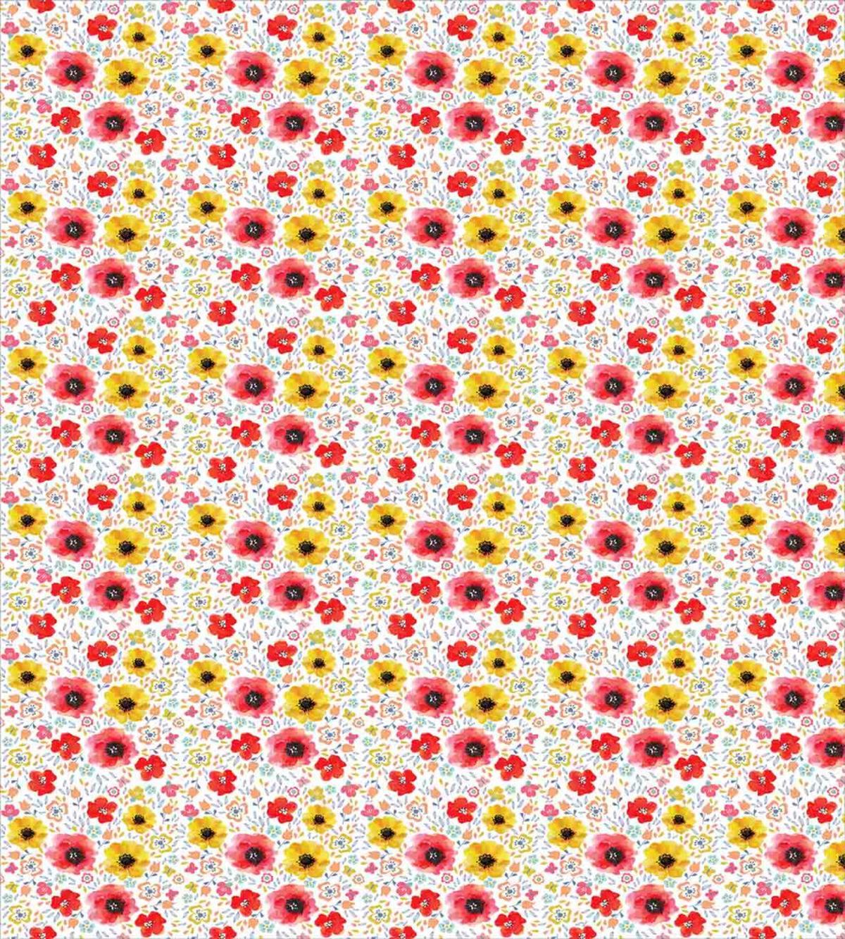 Springtime Poppy Art — Pattern
