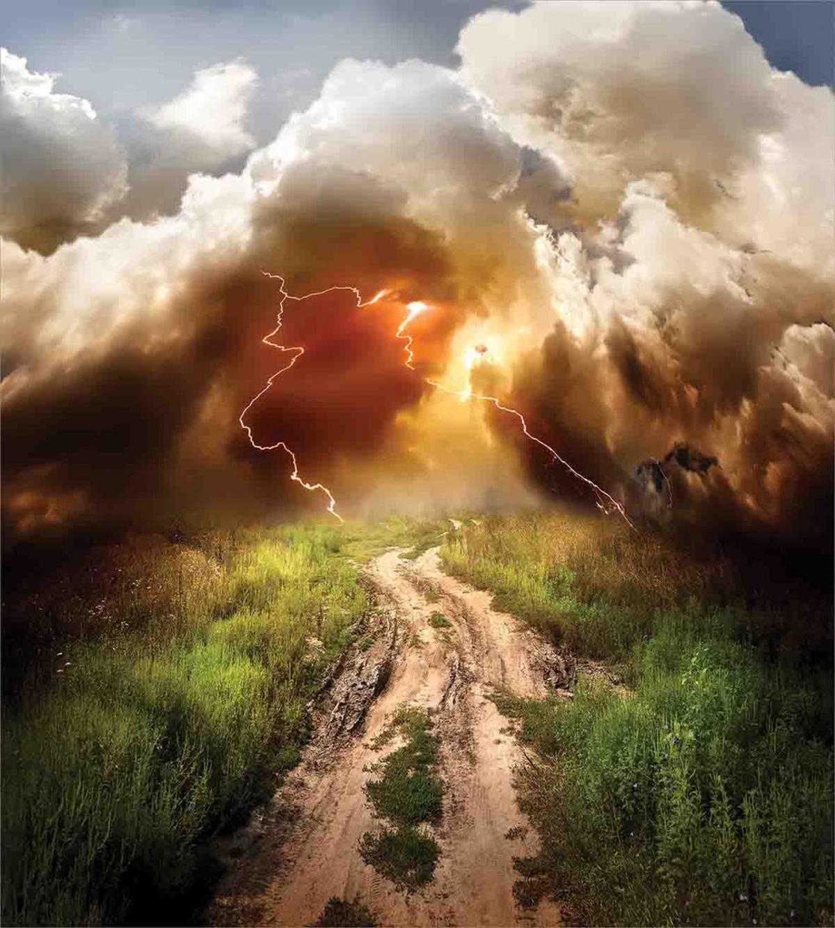Big Rain Cloud Dazzling — Pattern