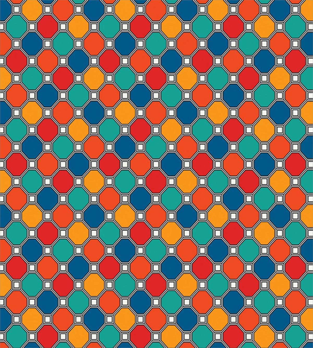 Octagons with Squares — Pattern
