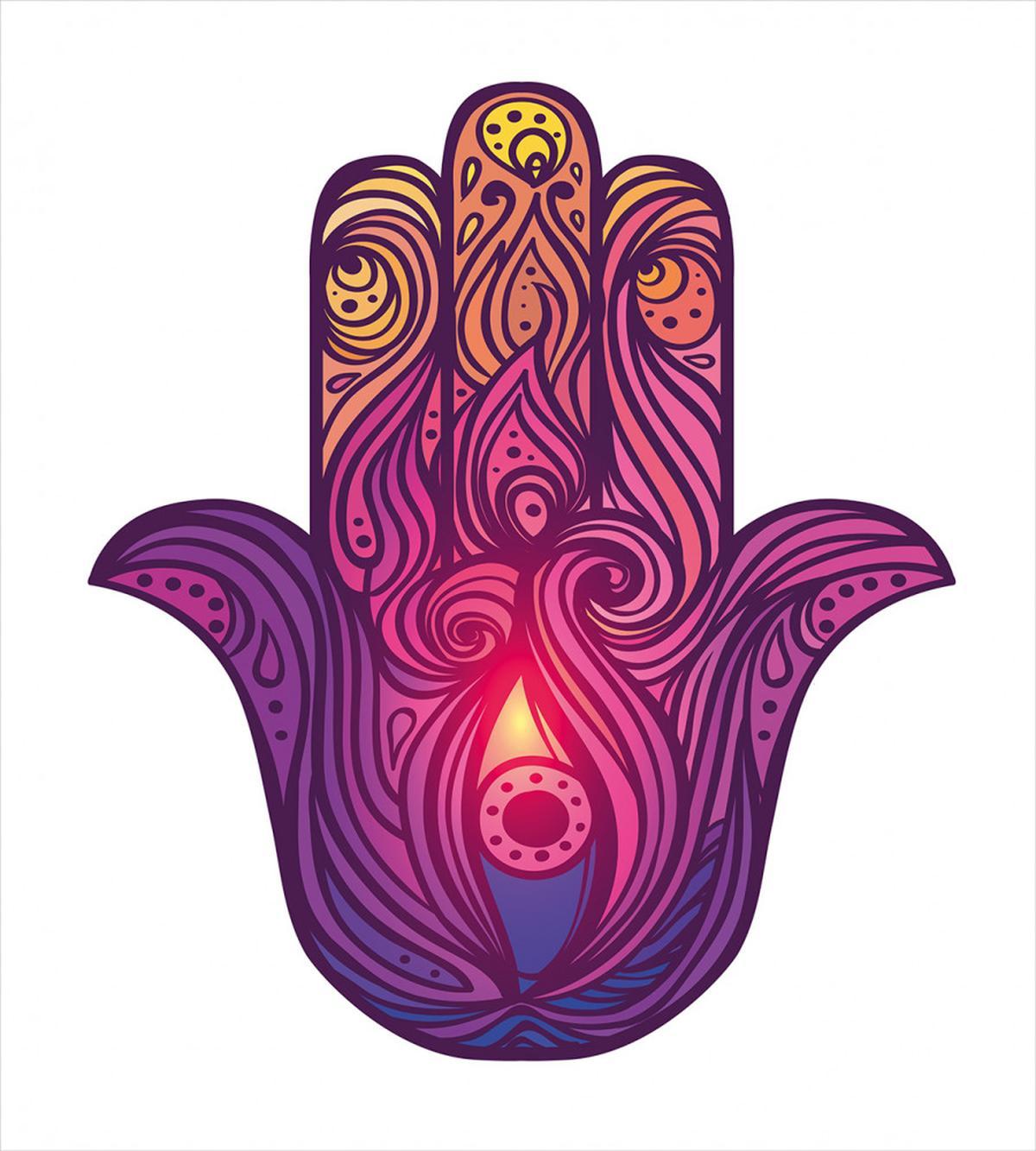Vivid Floral Aura Energy — Pattern