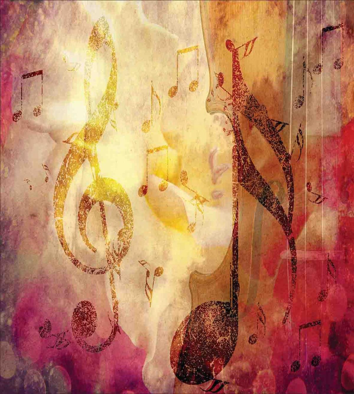 Colorful Notes Composition — Pattern