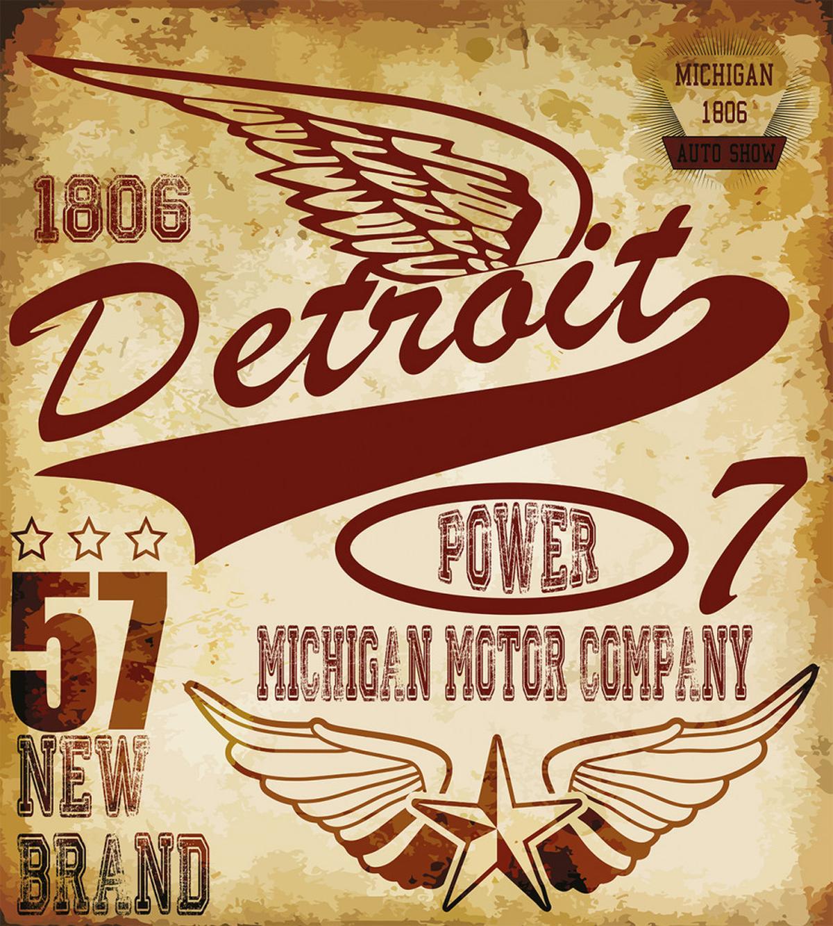 Vintage Michigan Auto — Pattern