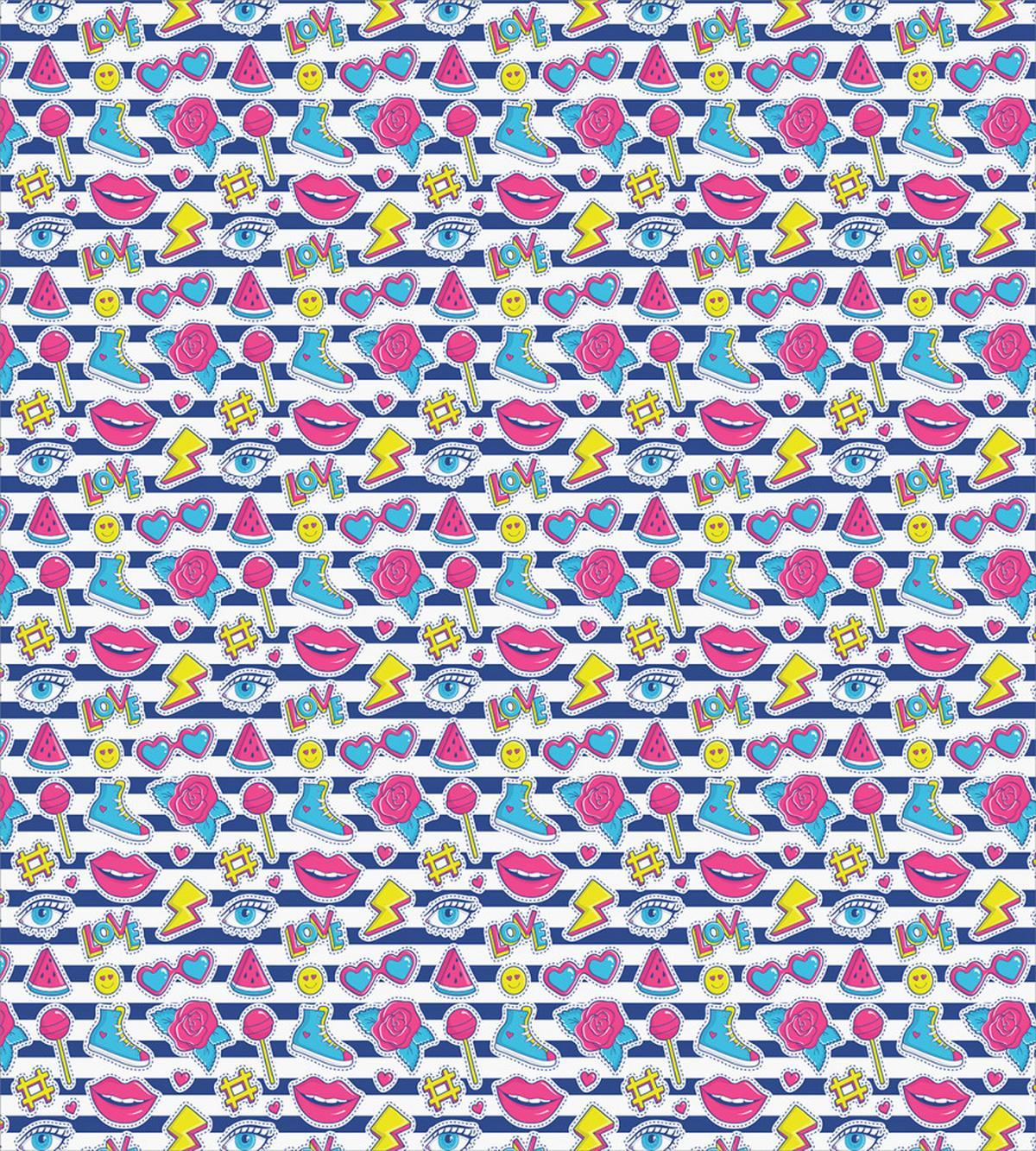 Summer Comics 80s Style — Pattern