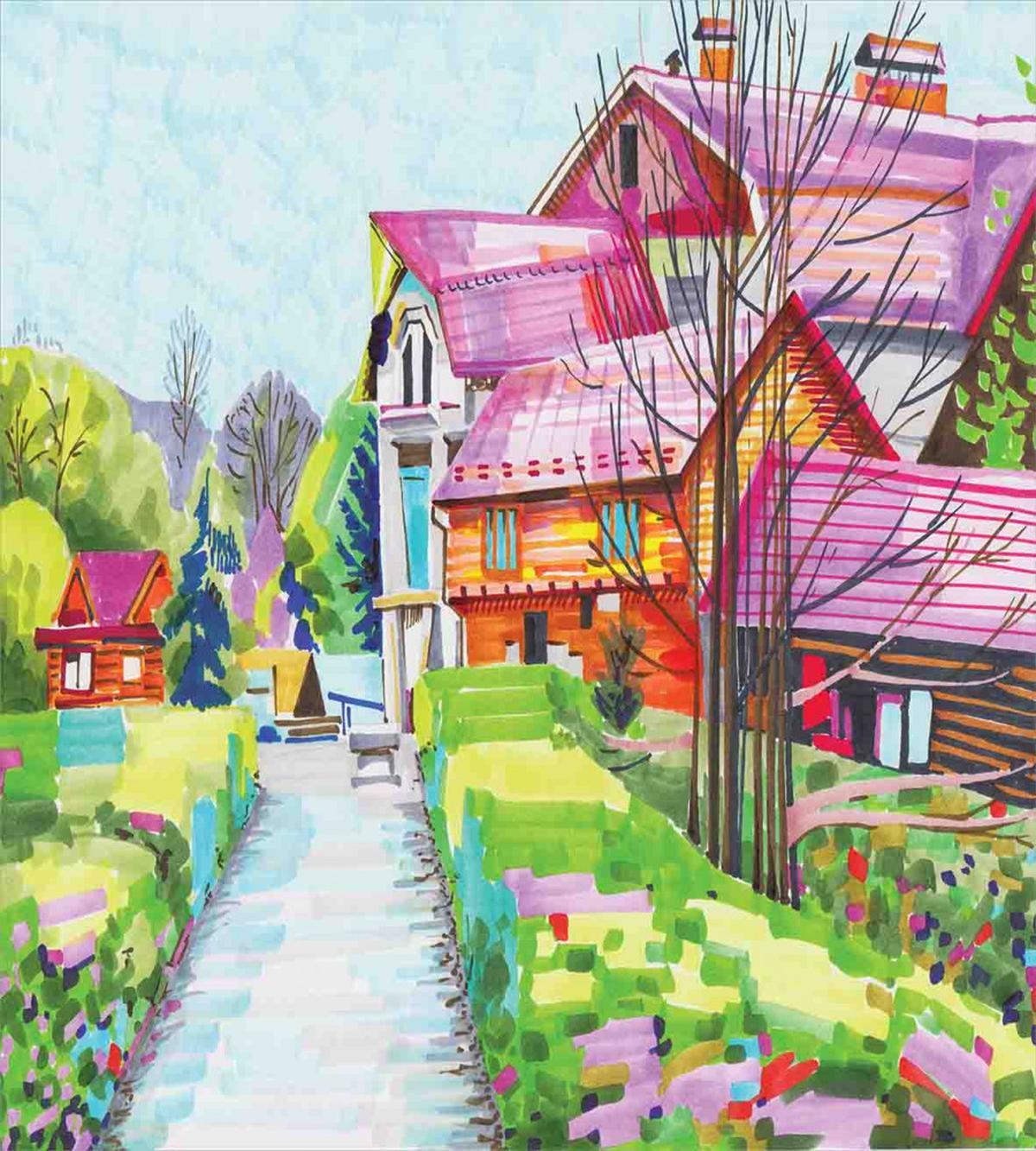 Rural Old Village Houses — Pattern