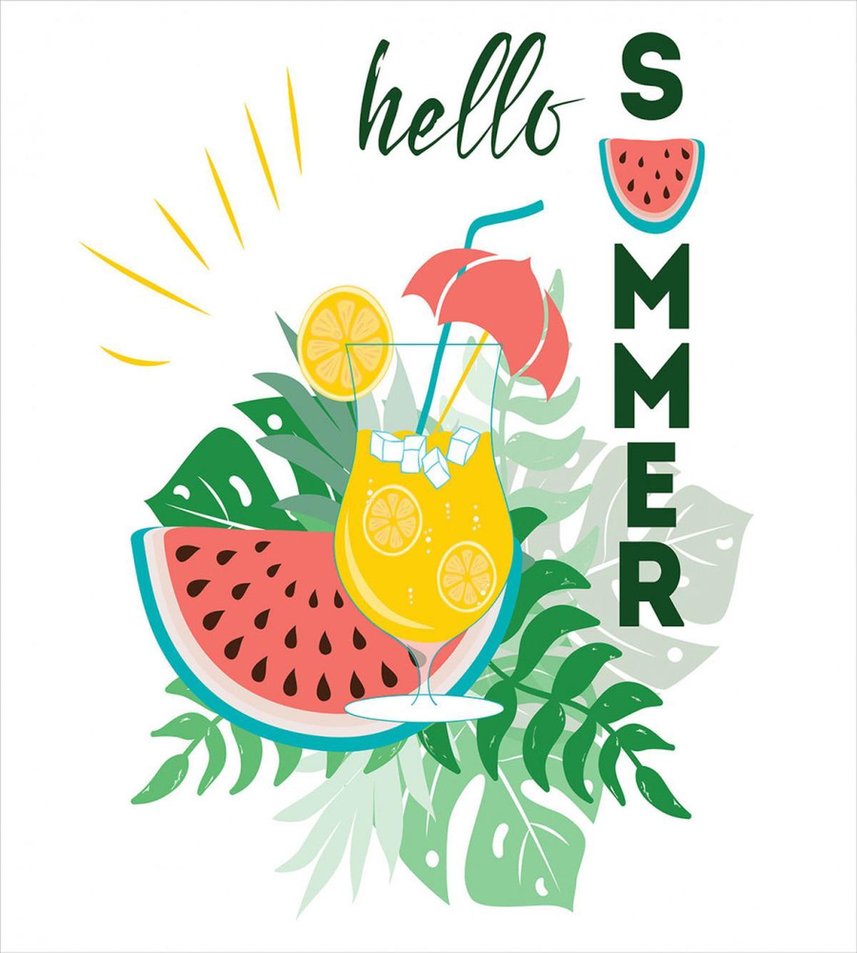 Tropic Theme Cocktail — Pattern