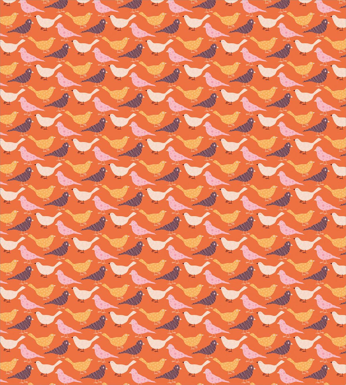 Flying Animals Zigzags Spots — Pattern