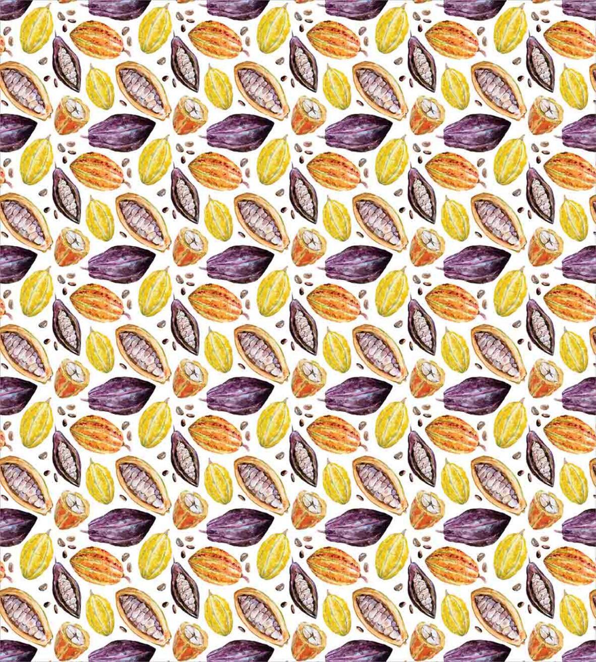 Watercolor Colorful Beans — Pattern