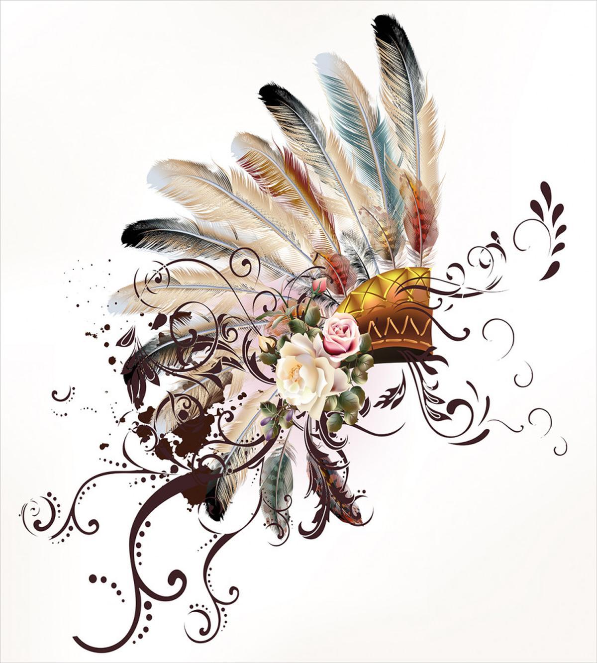 Head Wear Flowers — Pattern
