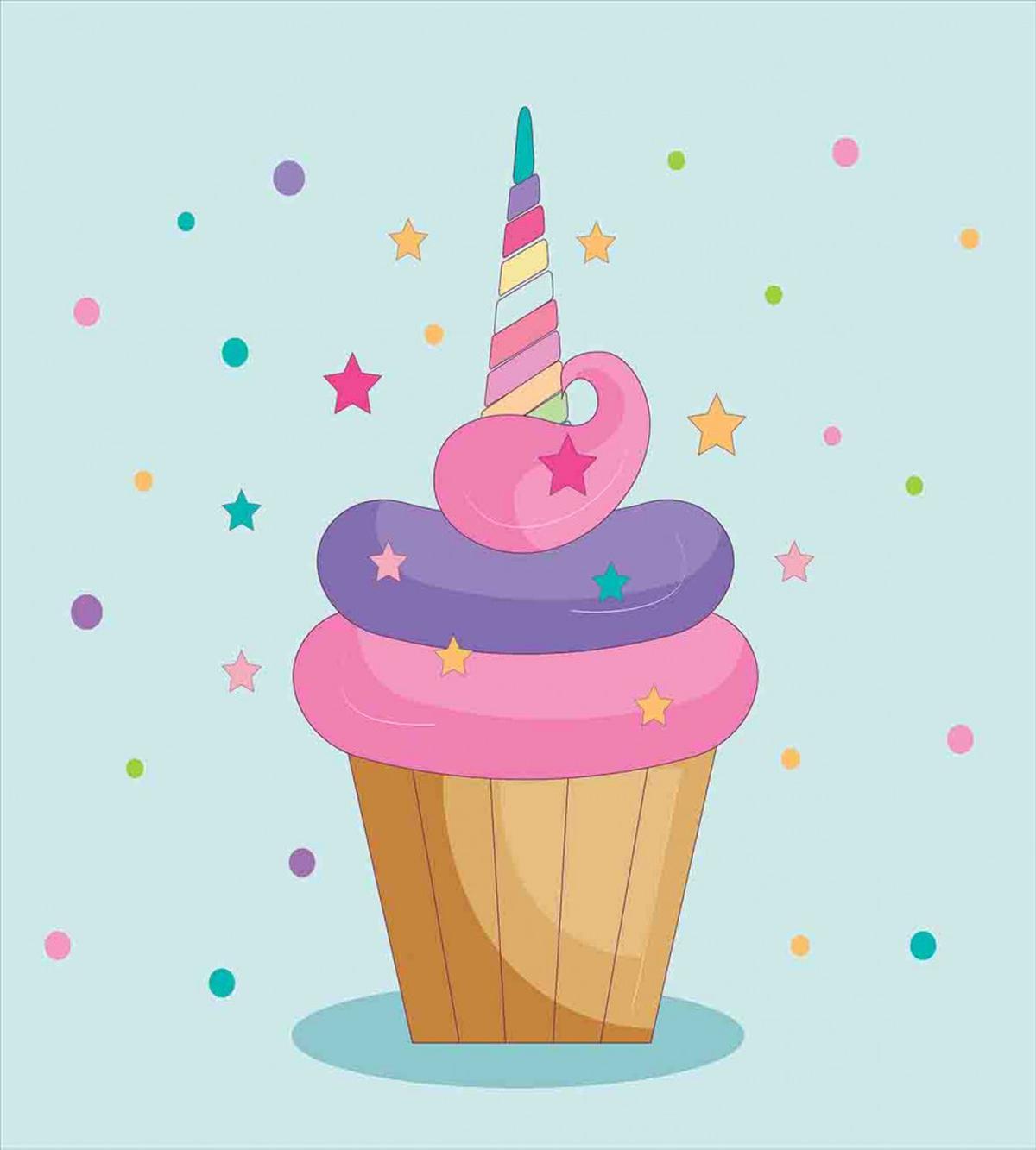 Unicorn Cake Fairy Rainbow — Pattern