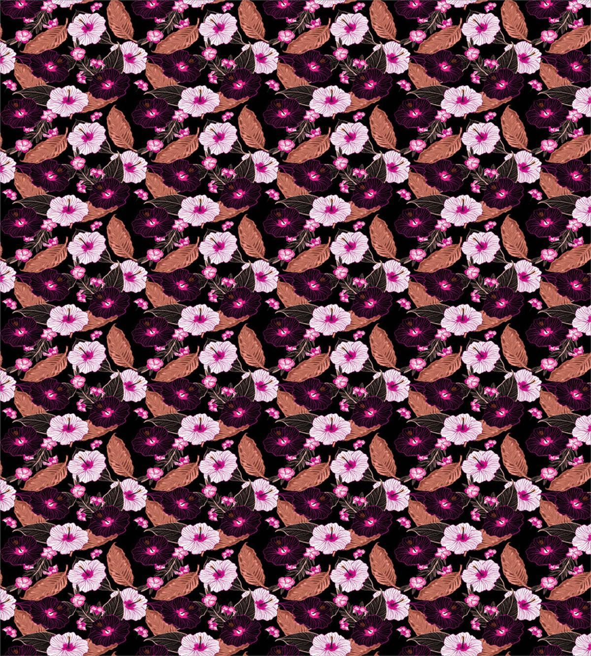 Vintage Exotic Flowers — Pattern