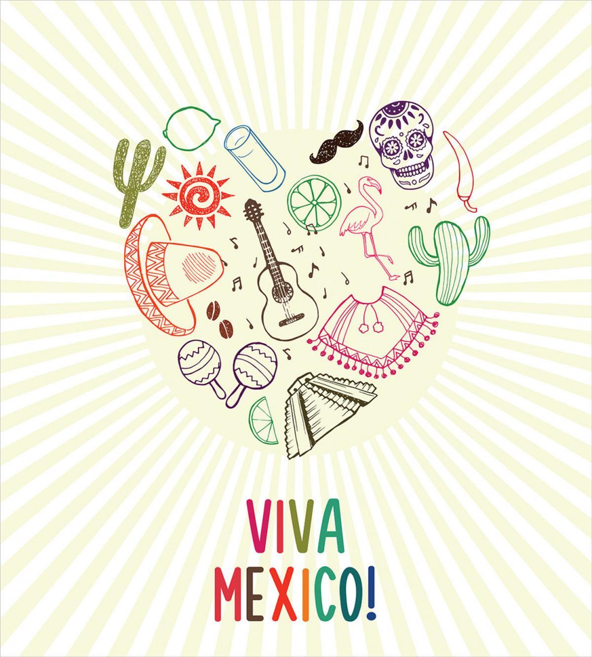 Viva Mexico Folklore — Pattern