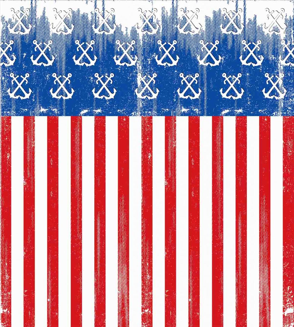 Patriotic Grunge Flag Marine — Pattern