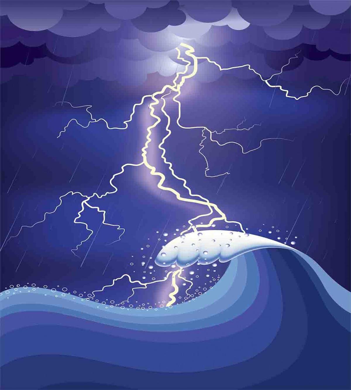 Heavy Storm in the Ocean — Pattern