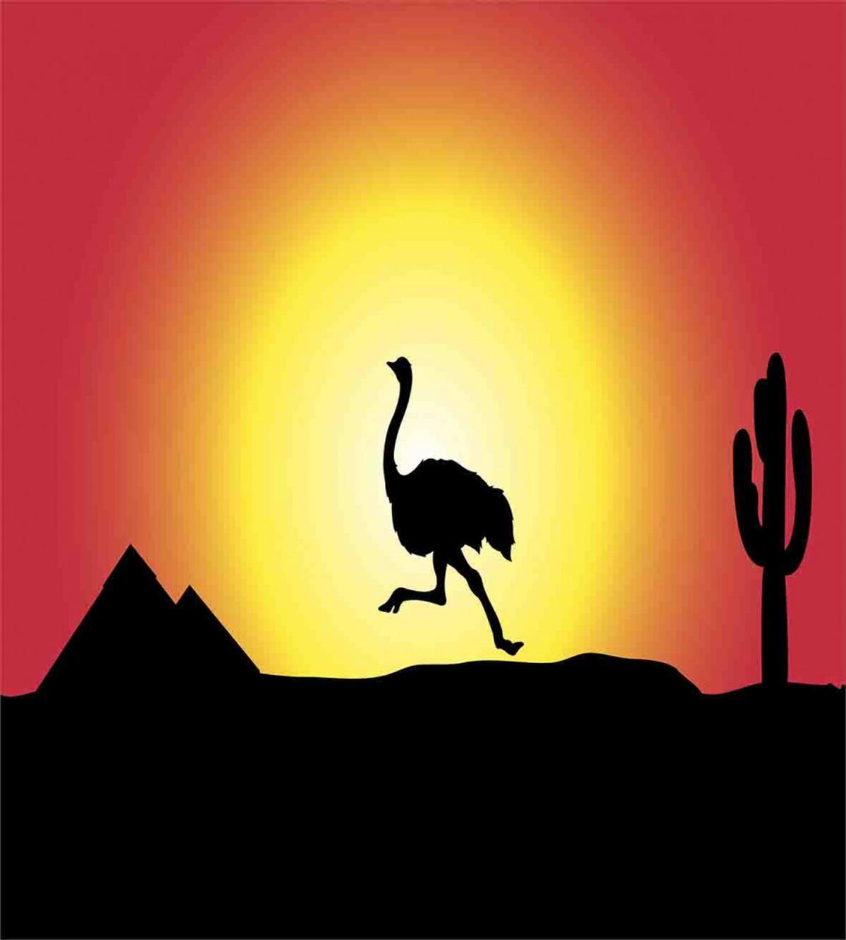 Running Animal Silhouette — Pattern