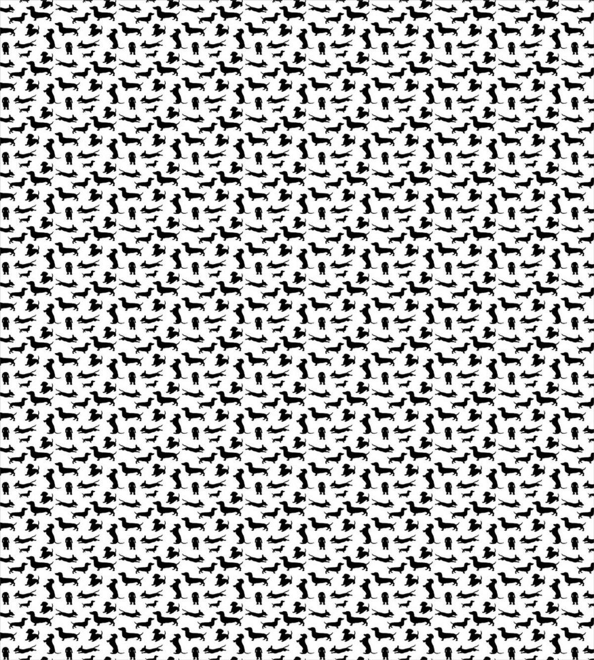 Sausage Dog Silhouette — Pattern