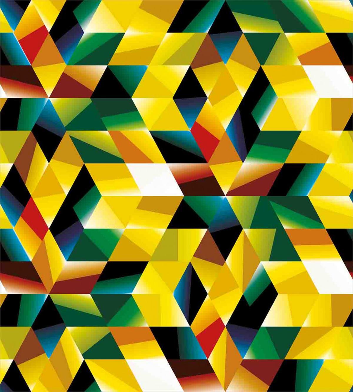 Geometric Green — Pattern