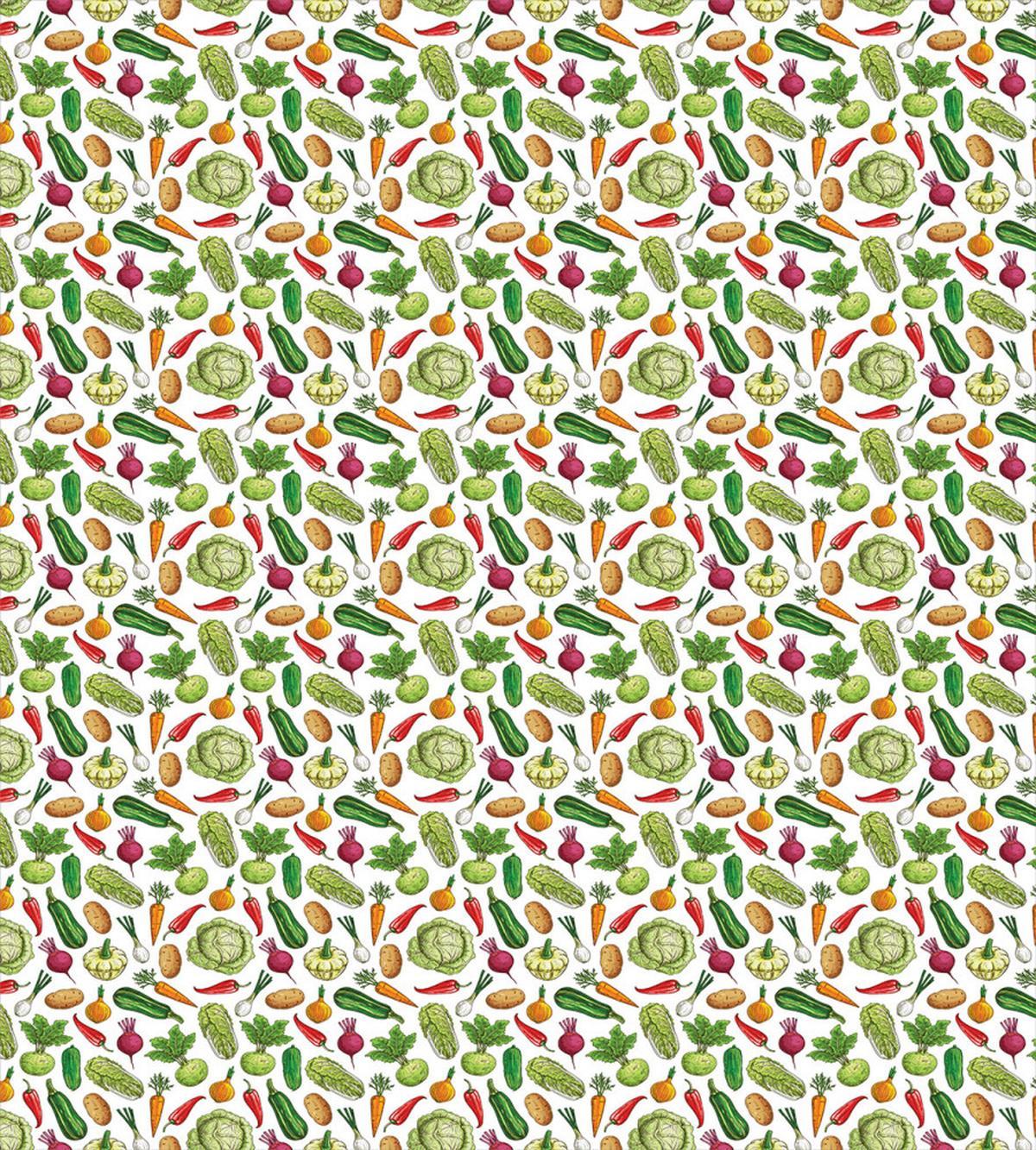 Detailed Colored Foods — Pattern