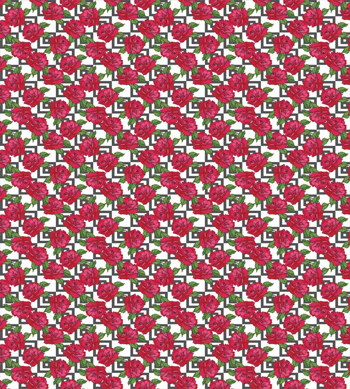 Flowers on Nested Squares — Pattern