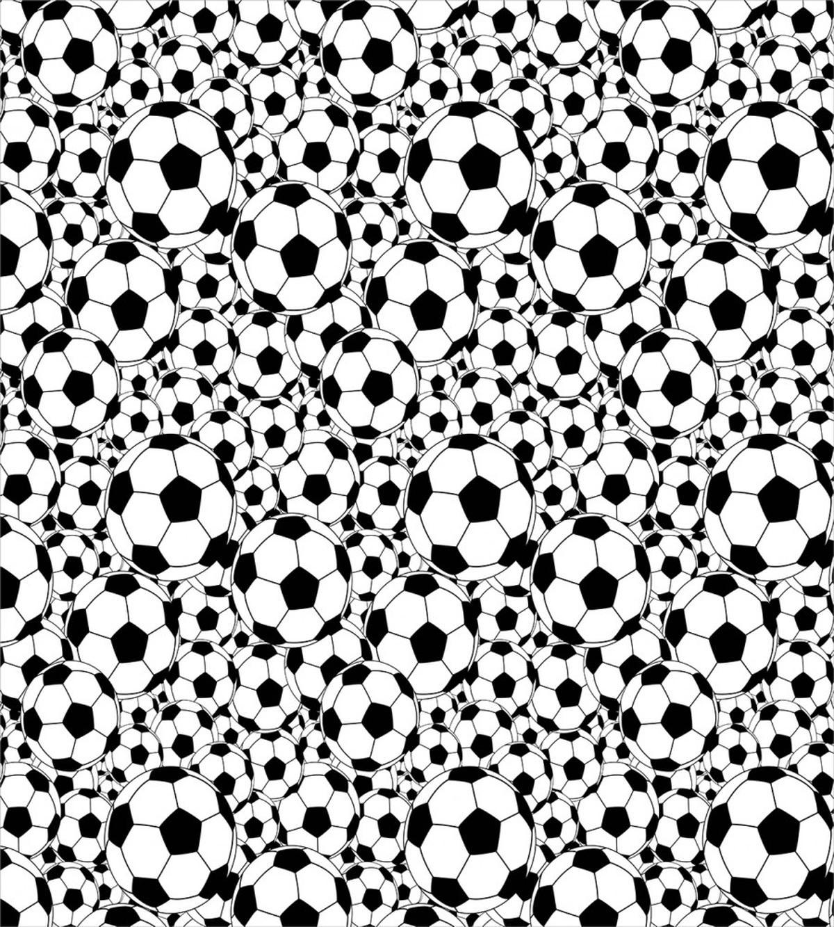 Monochrome Balls Boys — Pattern