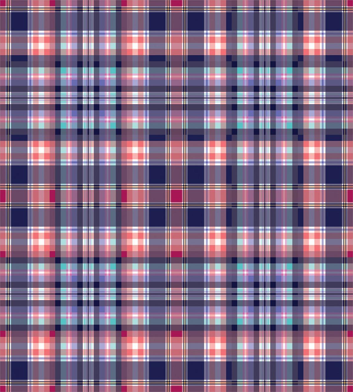 Pink and Blue Tones — Pattern