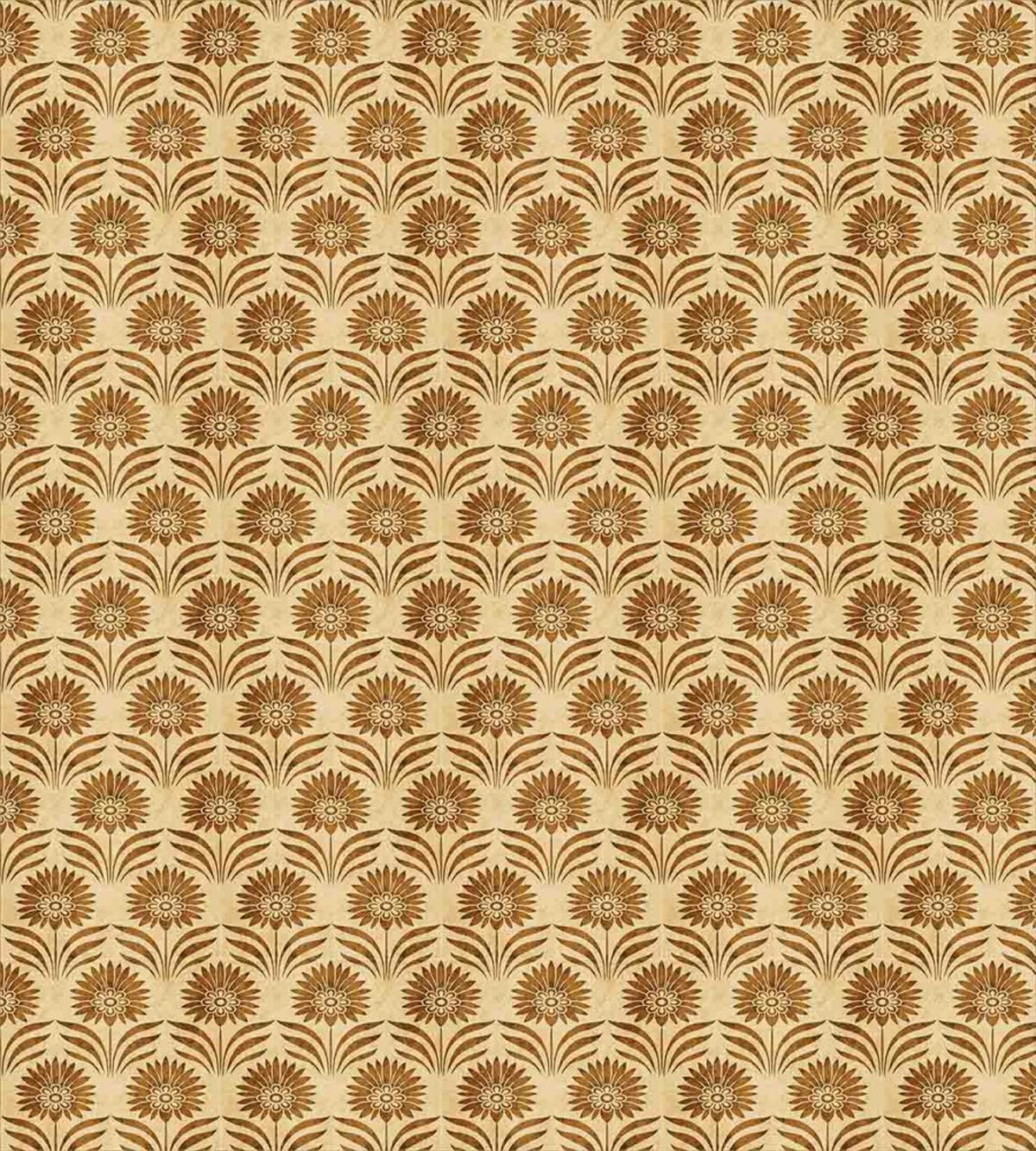 Art Deco Primitive Flower — Pattern
