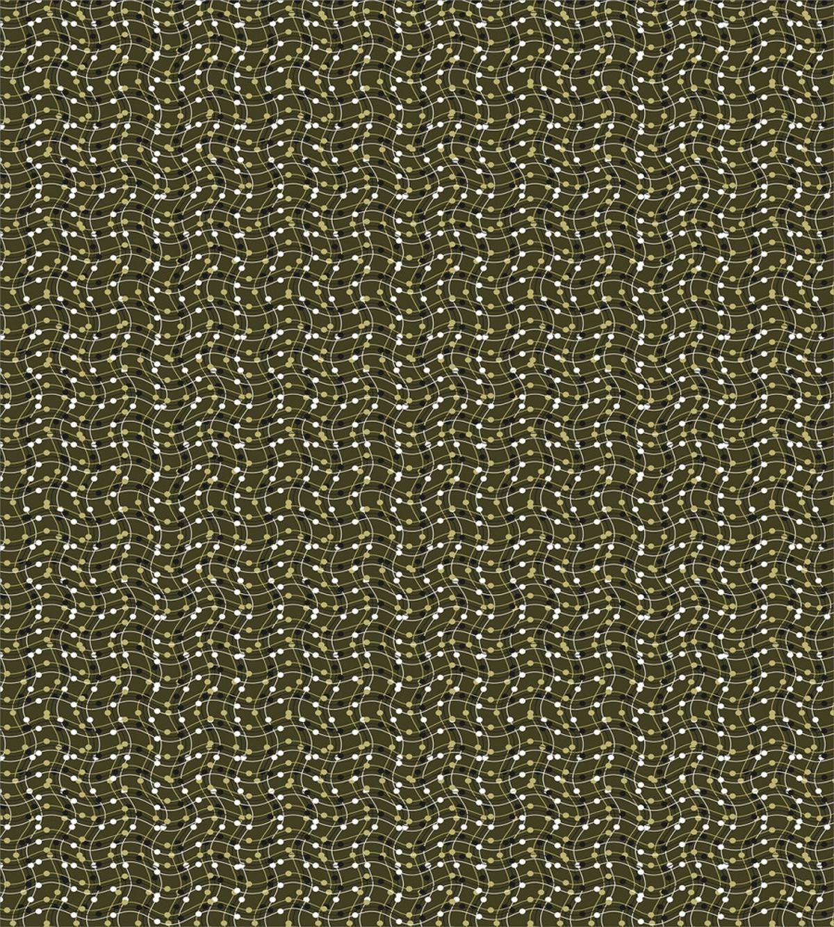 Wave Design with Dots — Pattern